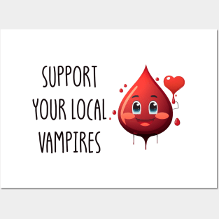 Support Your Local Vampires Posters and Art